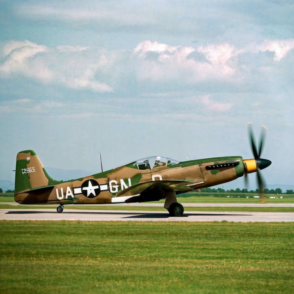 NAA P-51 Turbo Mustang