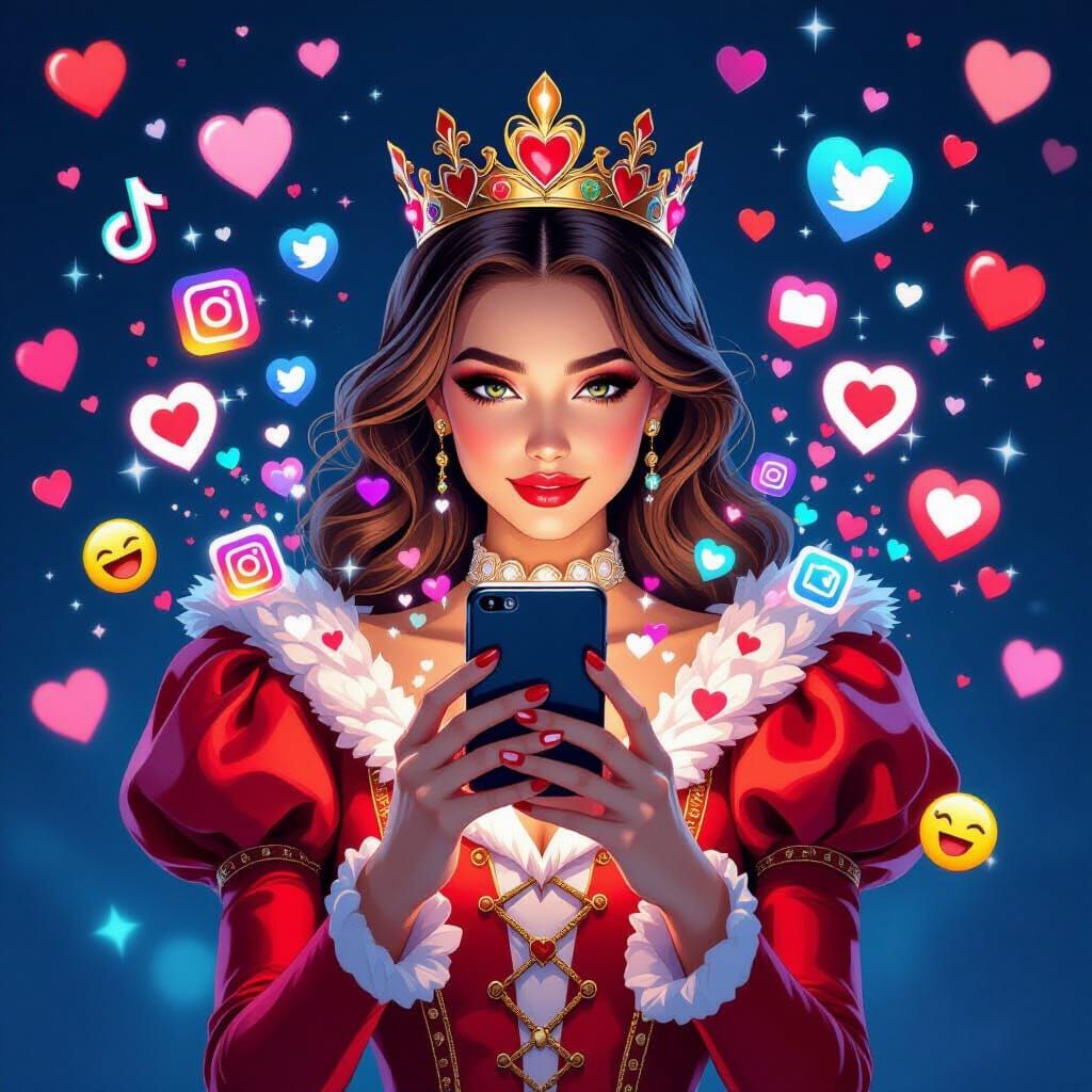 Modern Day Queen of Hearts  by @Thomas