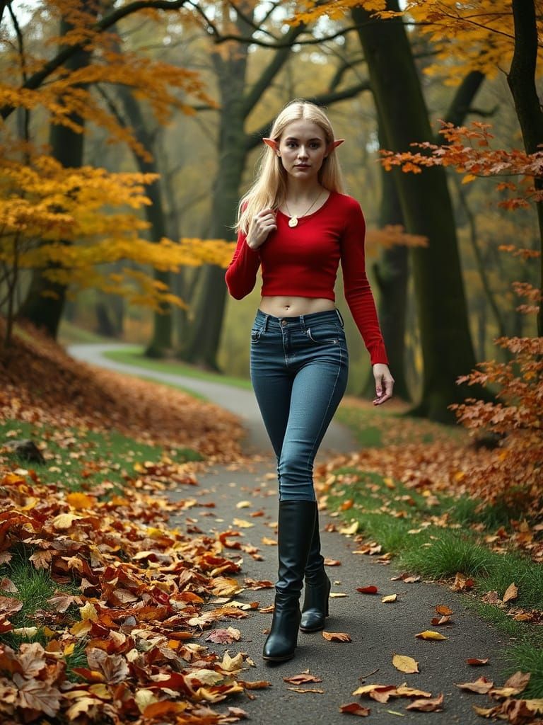 A fall stroll in the park
