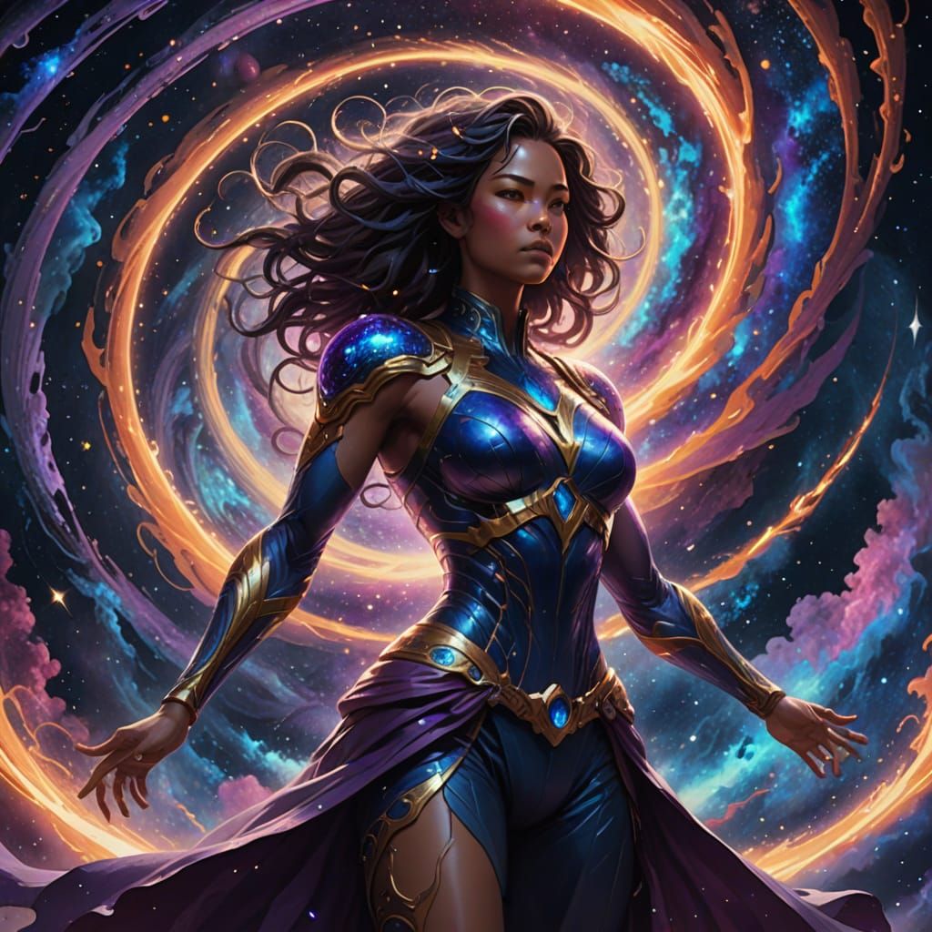 Within a dense, ancient forest, a wise old owl is depicted meticulously sketching constellations in a worn leather-bound journal. Moonlight ... - Start Image 2