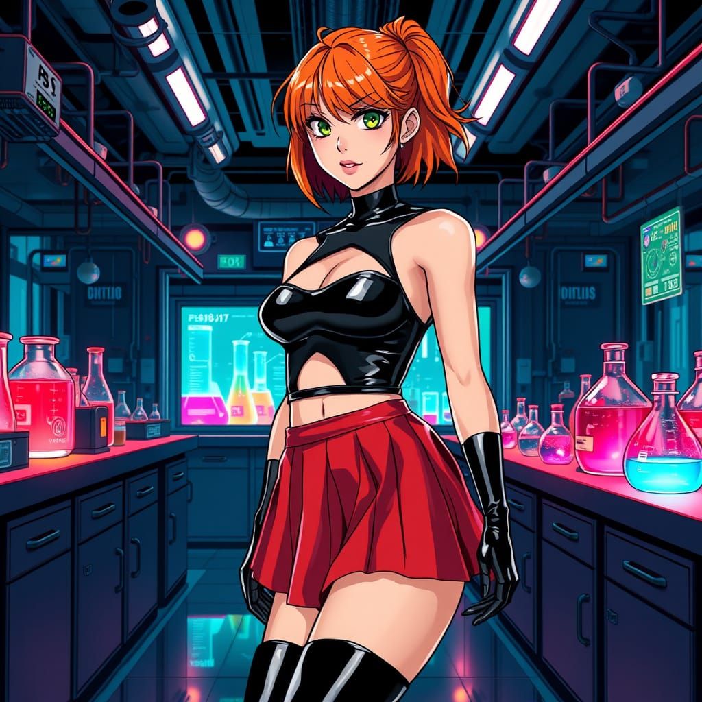 Latex Lab Girl