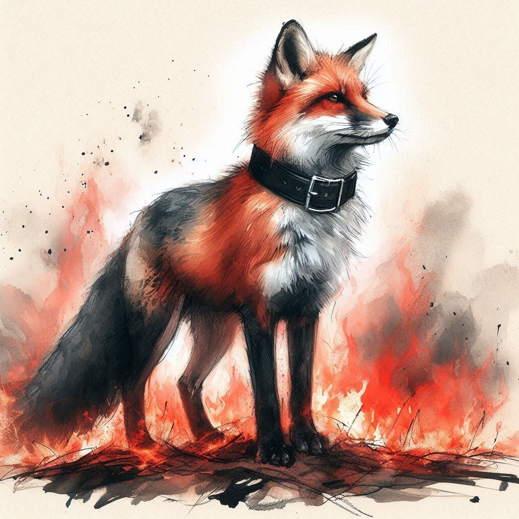 Rough watercolor sketch