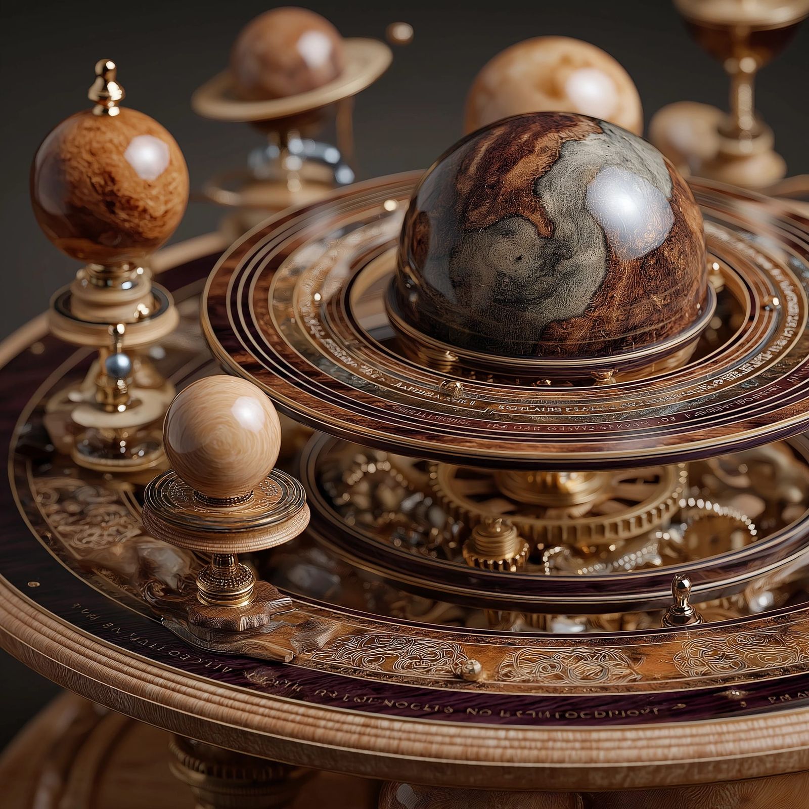 Planetary Woodwork Detail