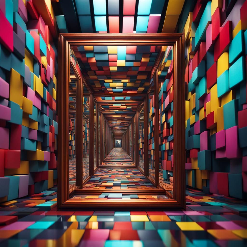 The endless mirror  by @coolino