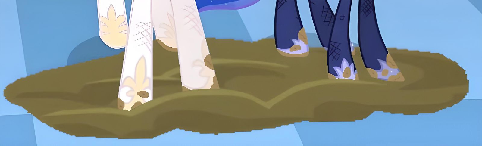 Celestia and Luna's Hoof Shoes in Mud #2