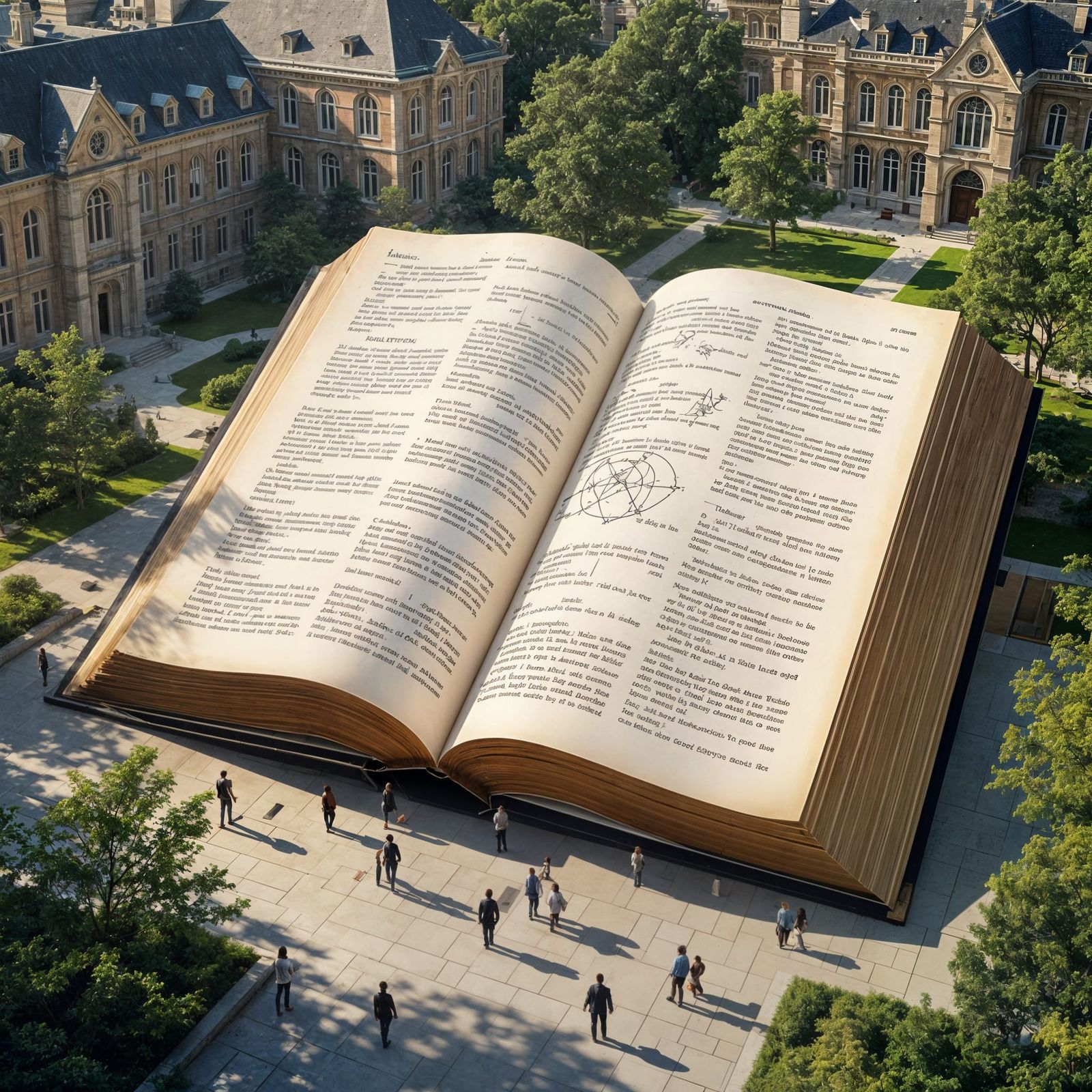 Colossal Book at University's Campus  by @Marcin_Jalocha