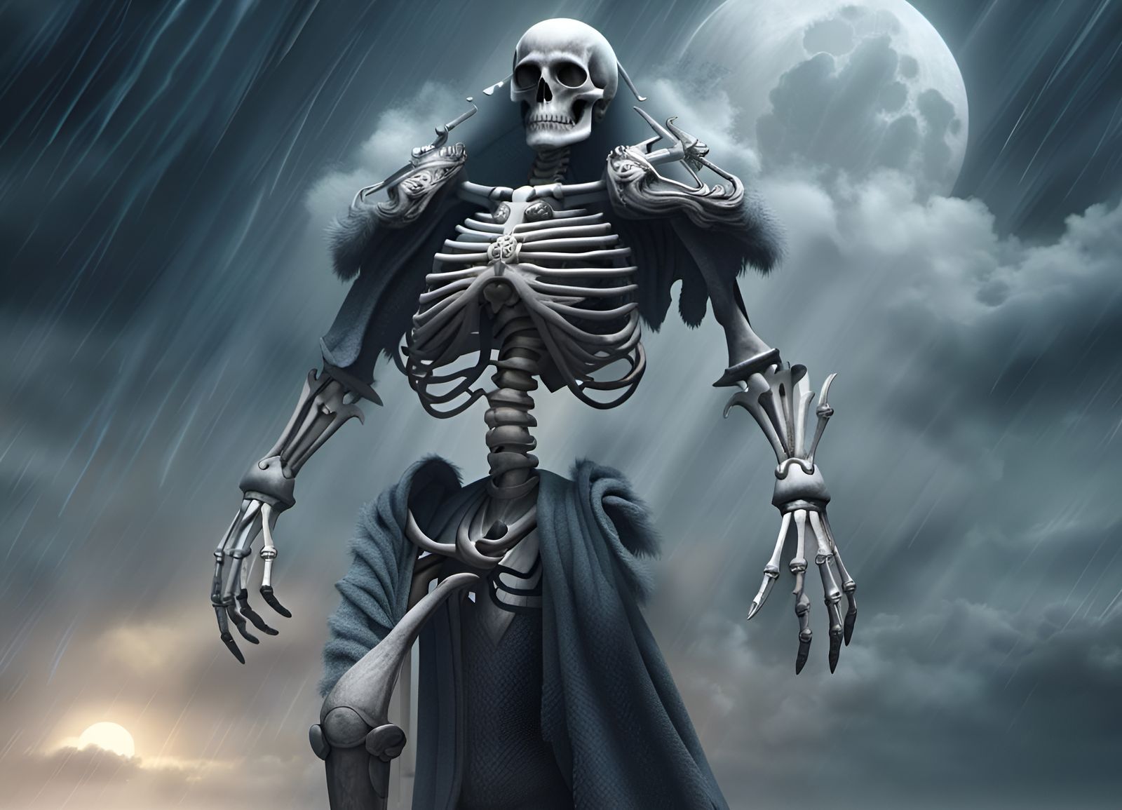 Paladin skeleton - AI Generated Artwork - NightCafe Creator