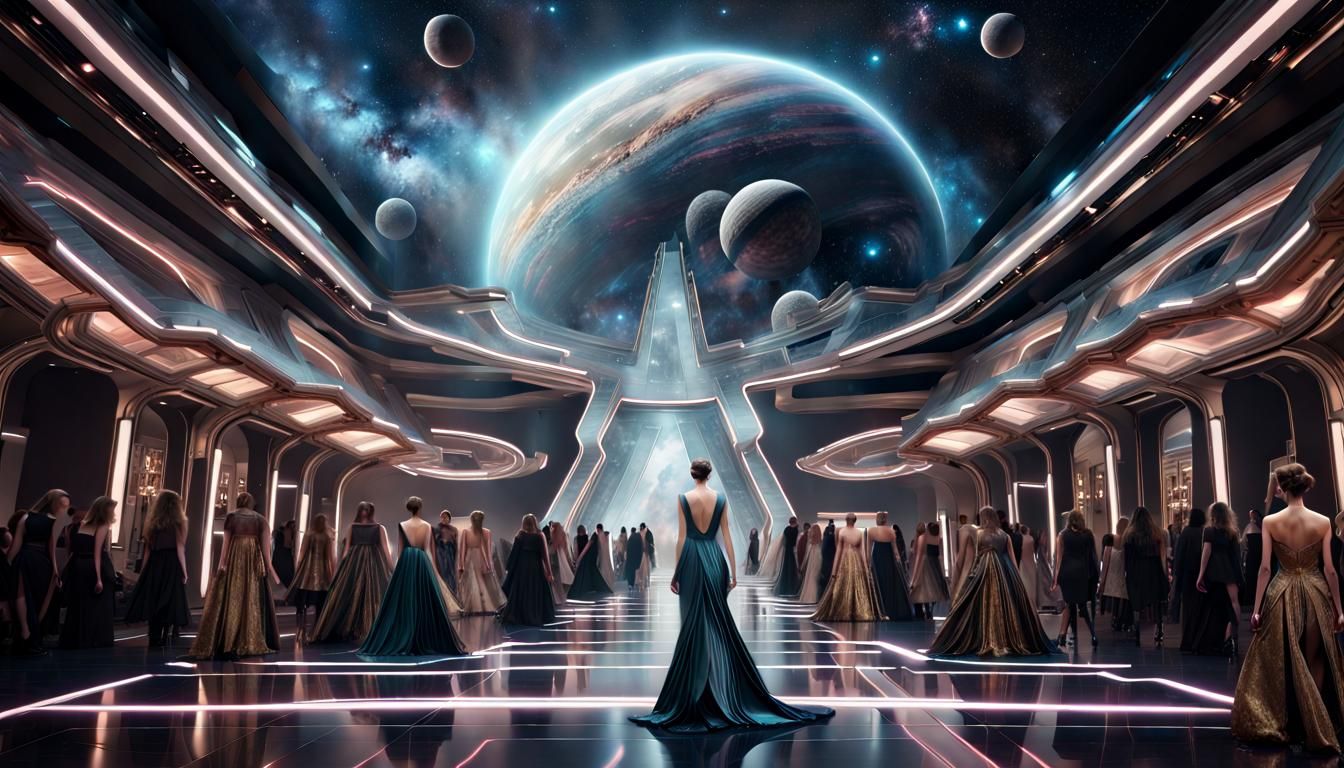 ET hybrid walking the couture center platform in a galactic ...
