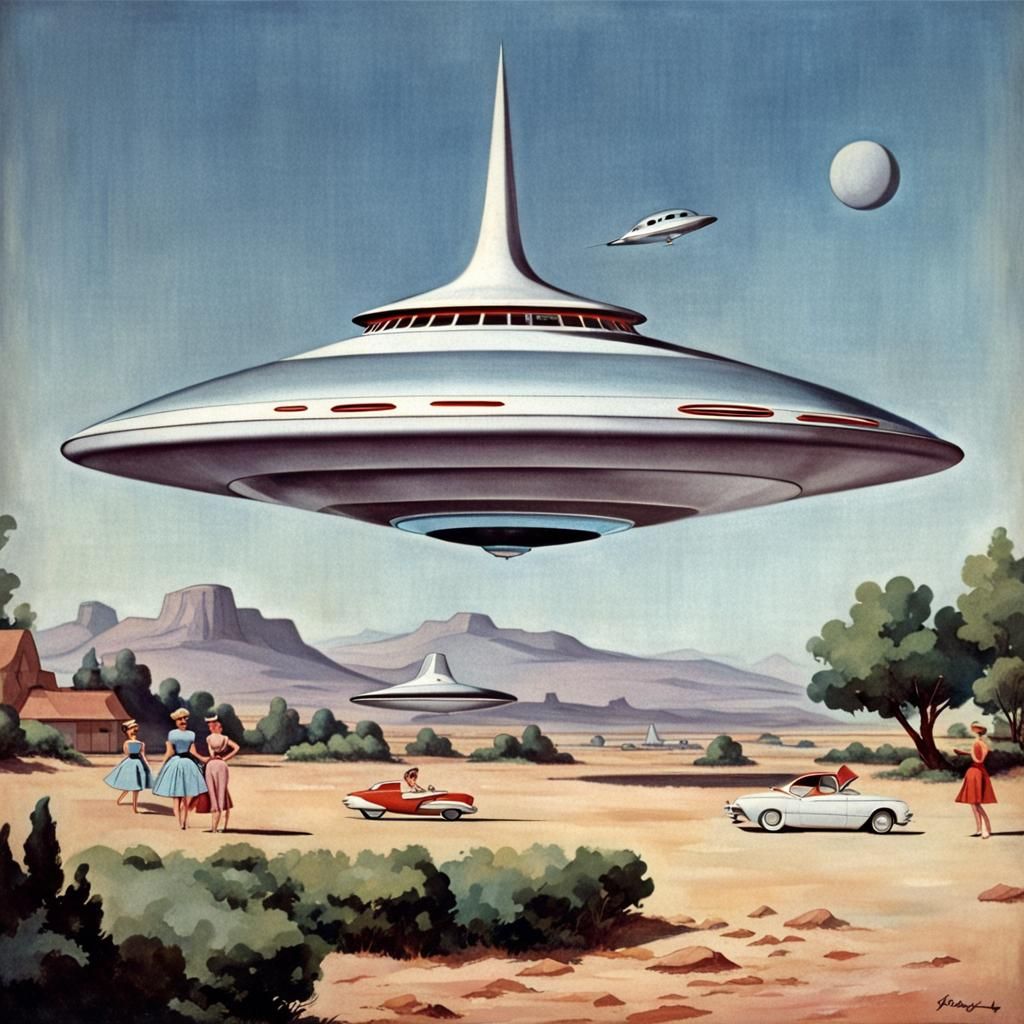 1955 flying saucer