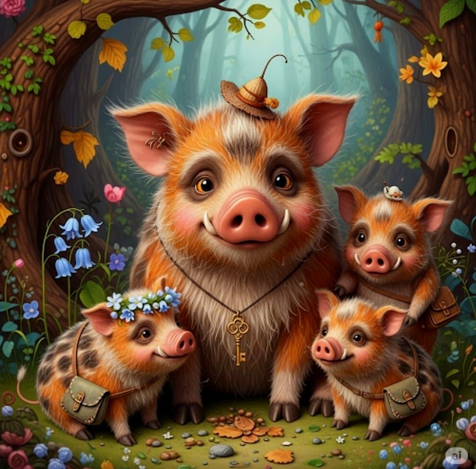 AnimalFamilies : The Bushpigs