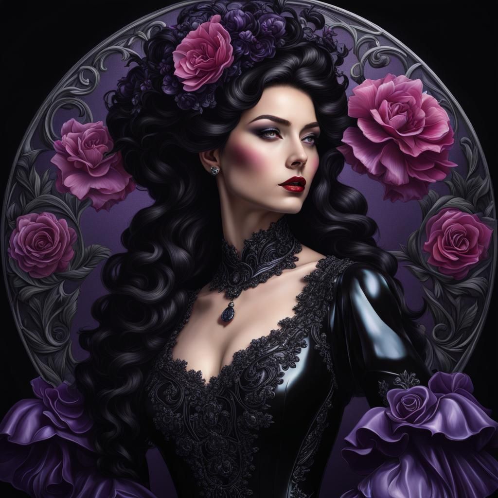 Decisive Latex Rose AI Generated Artwork NightCafe Creator