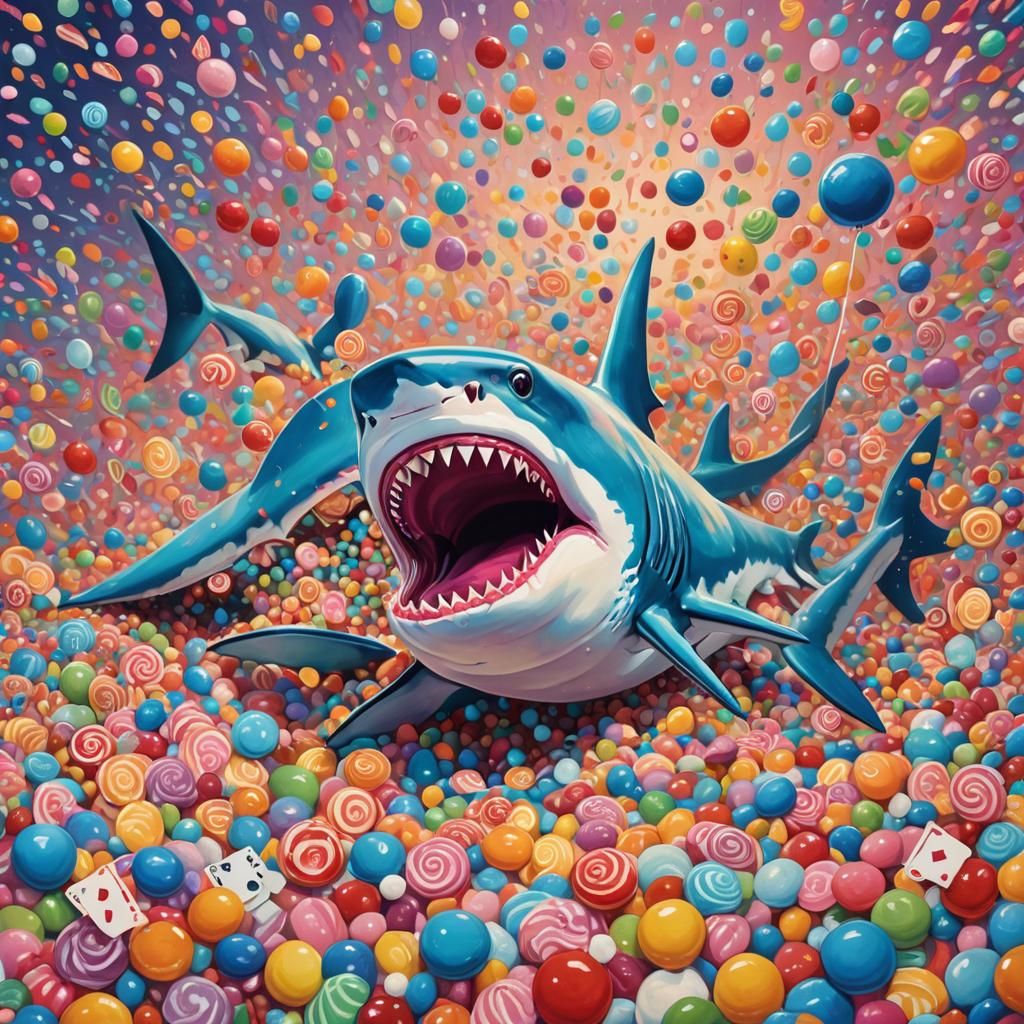 A Shark Attack (Candy Style)