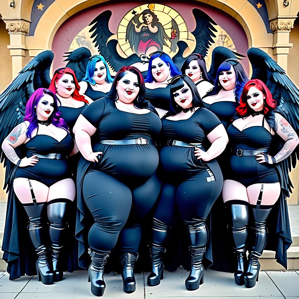 Goth angels 😇
