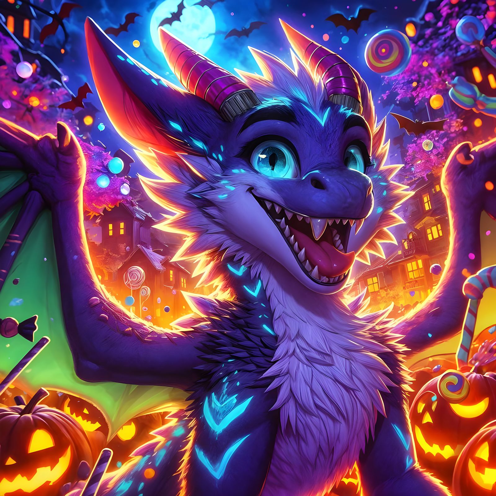 Happy Halloween!! 💜🖤🧡