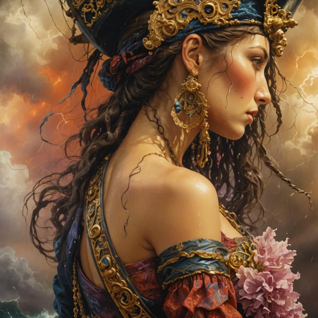 The pirate girl - (4 likes)  by @Adriana