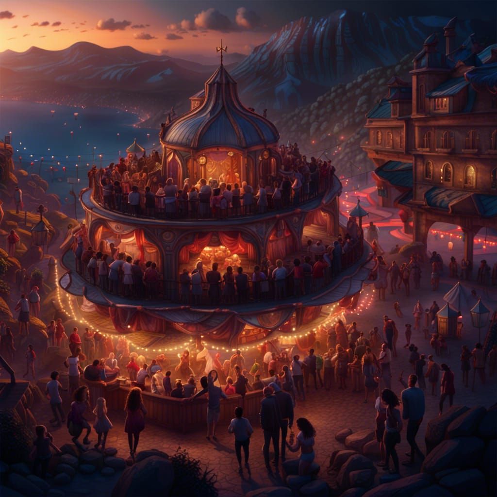 Beautiful party location in a bay