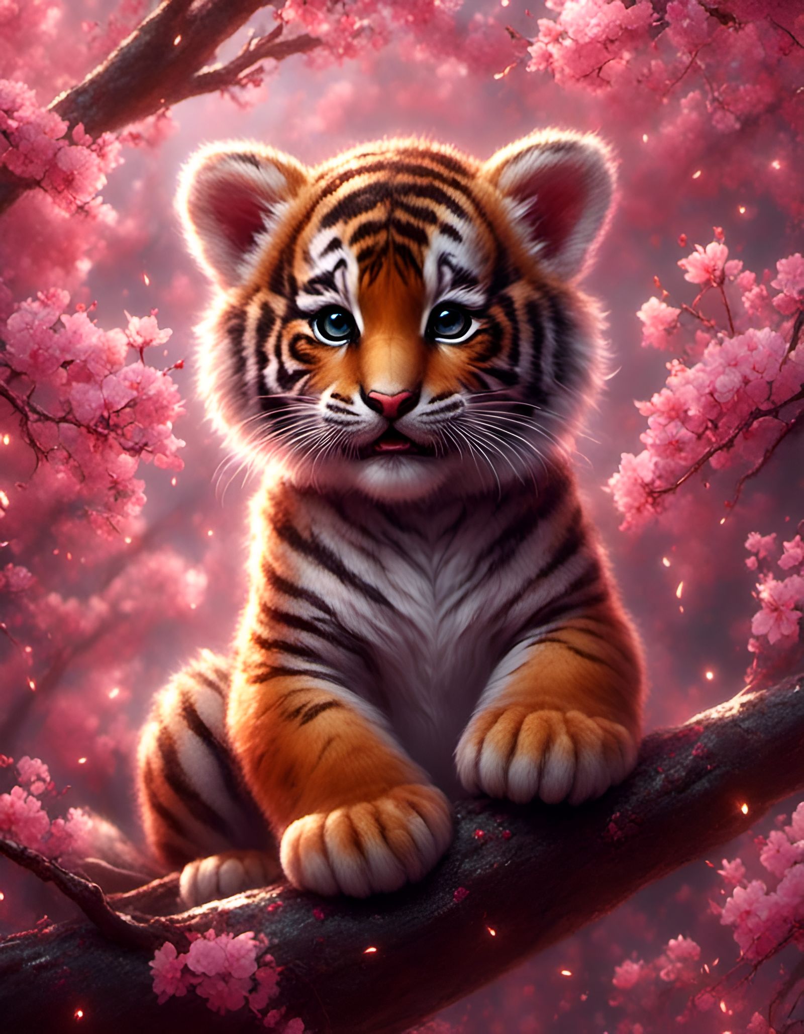 Cherry Blossom 🌸 Tiger