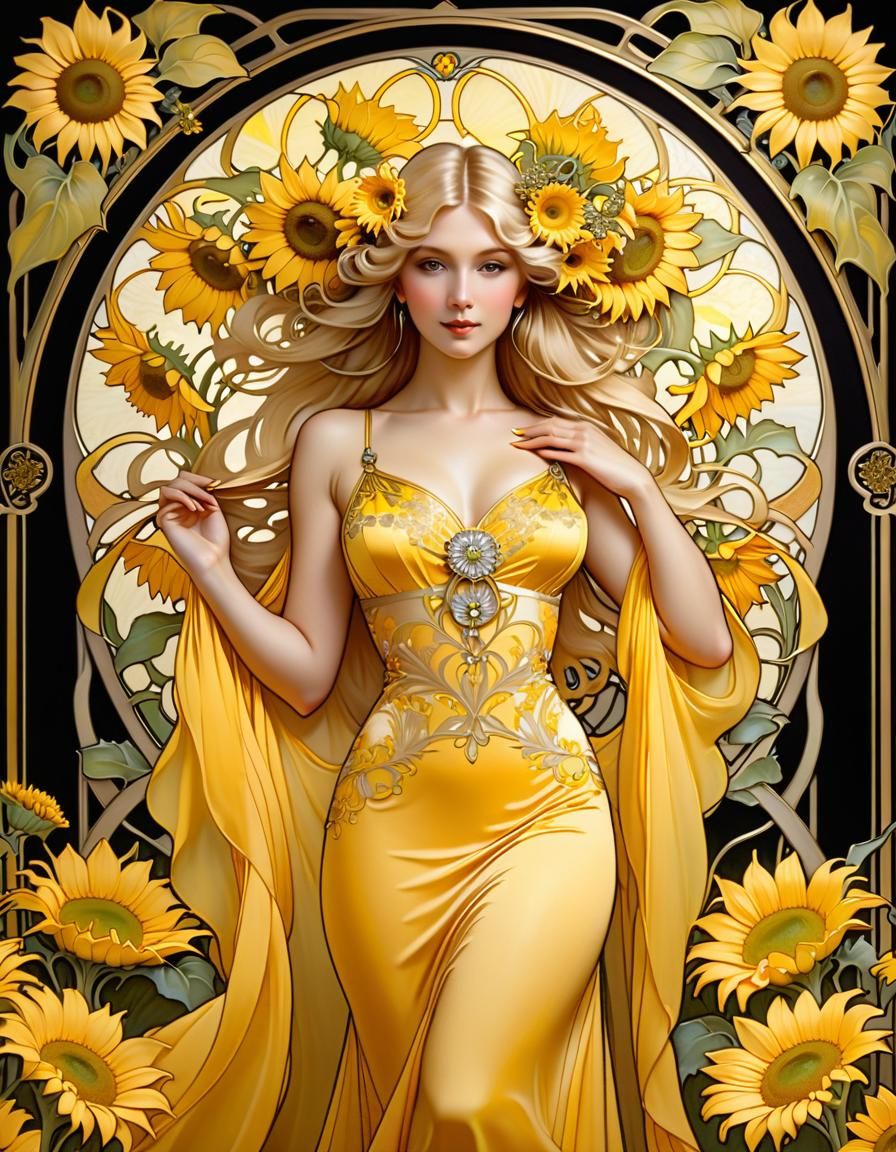 Sunflowers  by @Typhooncat