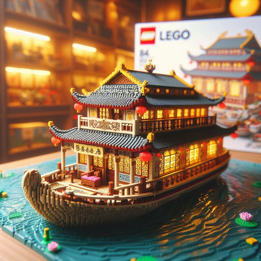 Lego Houseboat