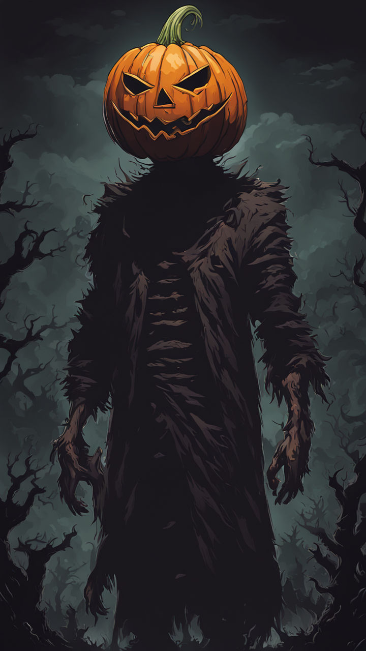 A Gallery of Darkness - The Pumpkin Head