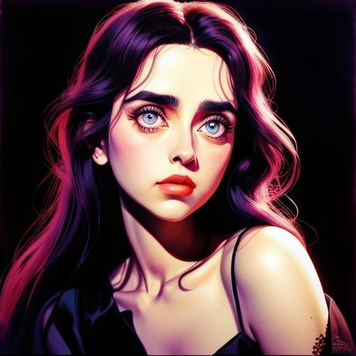The girl