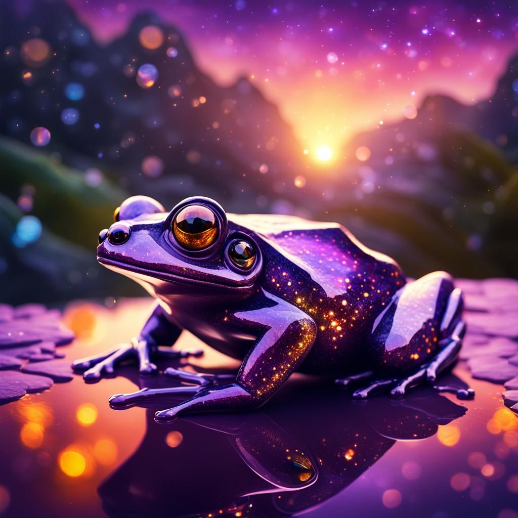 Purple Sleek Frog