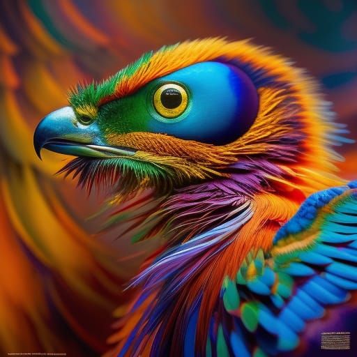 The psychedelic mohawk  by @JokeStirrer