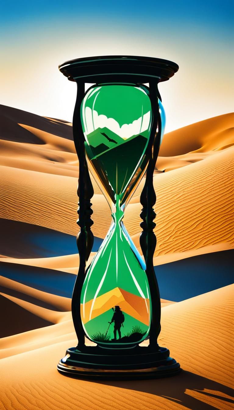 Then and now.  Desertification like sand through an hourglas...