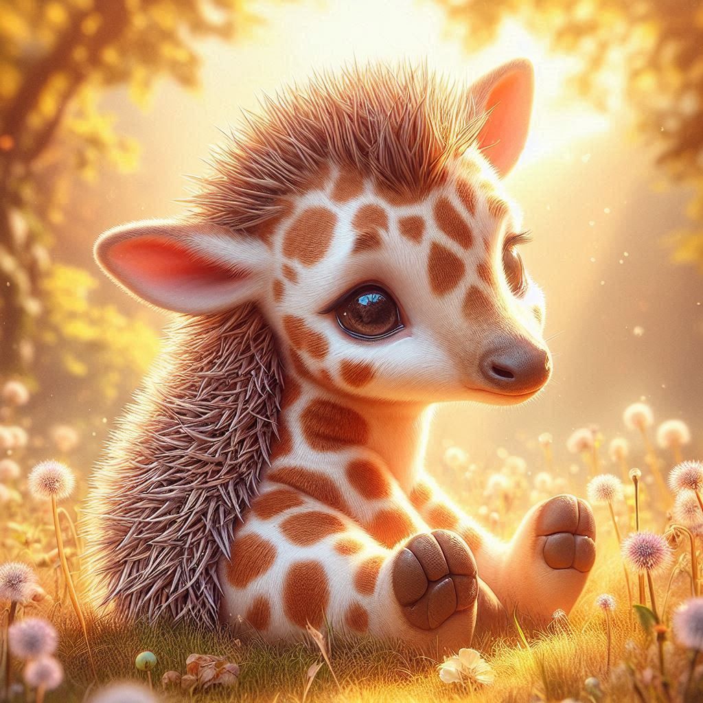 No one wants to cuddle me (Hybrid Giraffe - Hedgehog)