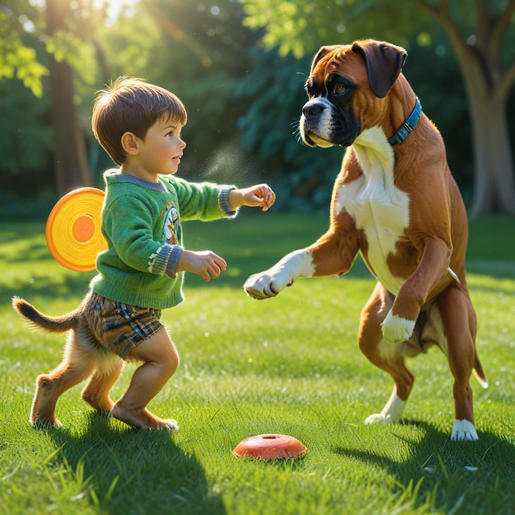 Interestingly built little boy  by @Medi