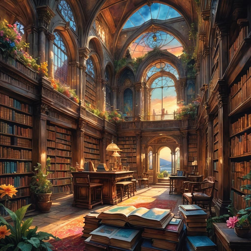 Ancient Libraries  by @Kosh