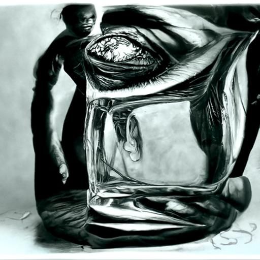 glass human