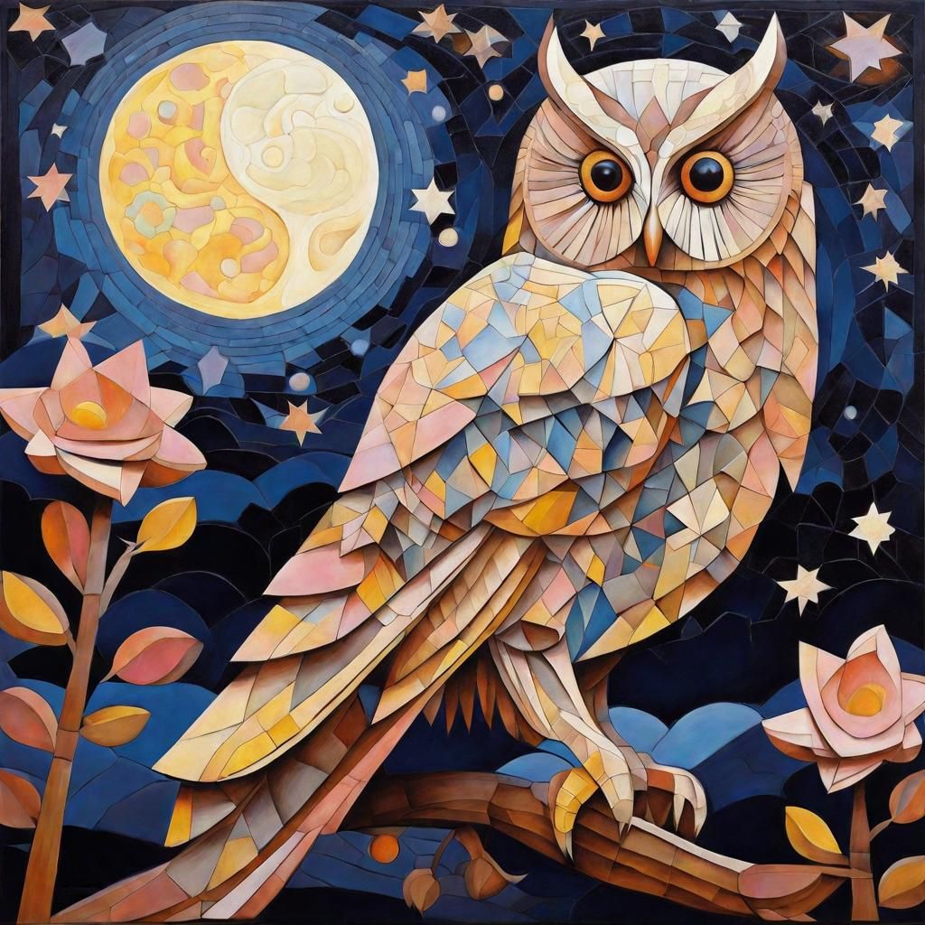 Owl - Cubism