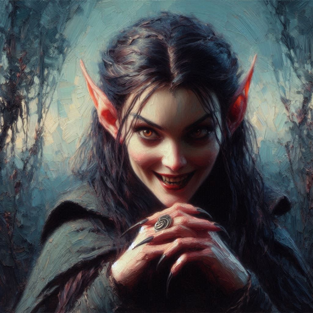 Evil Elf Portrait