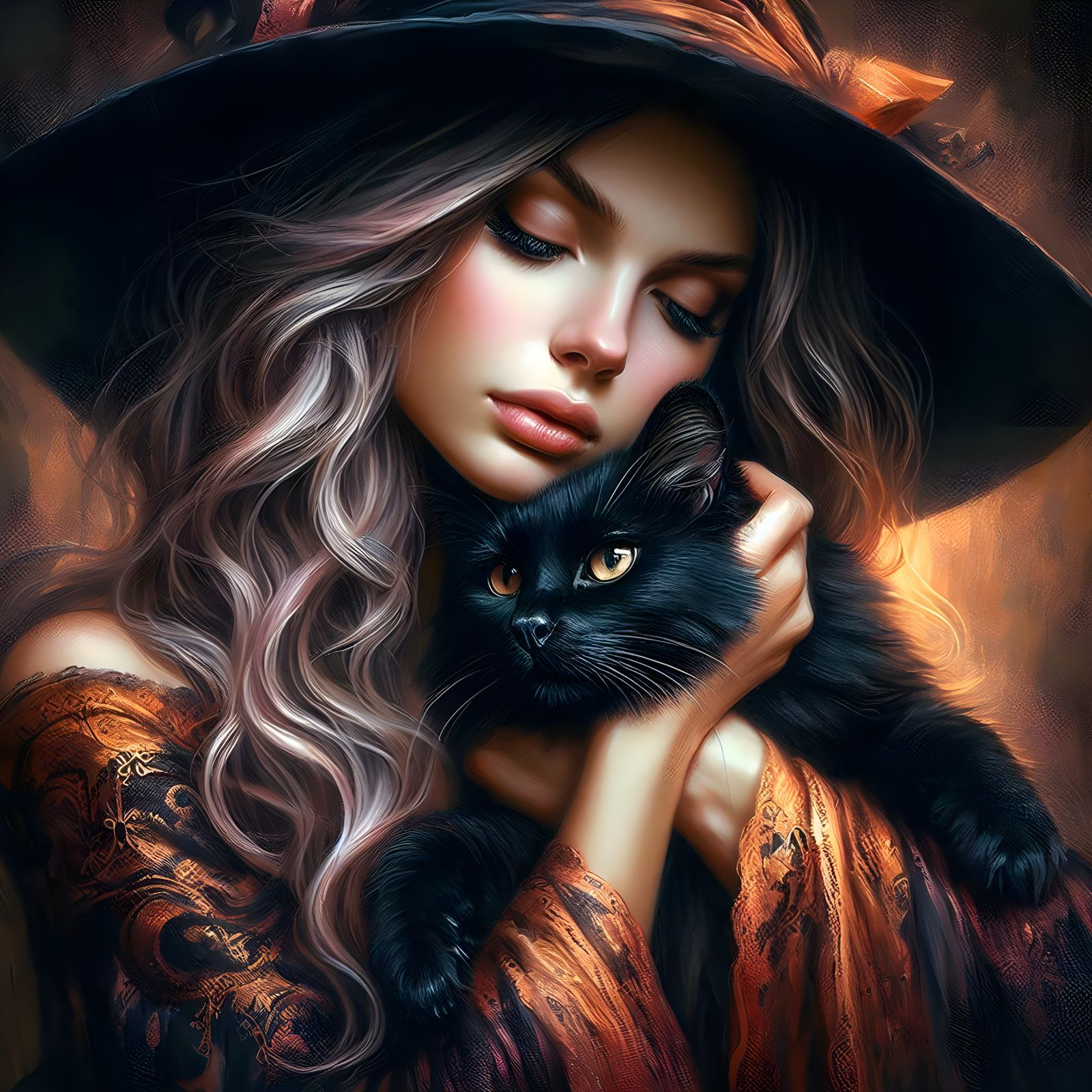 Witch And Cat Familiar #3