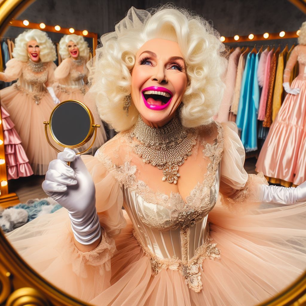 APRIL FOOLS DAY JOKING FUNNY PRANKS - POMPÖÖS Couture Living in a Satin Wonderland of Sissy Satin Dresses, Sissy Satin G...