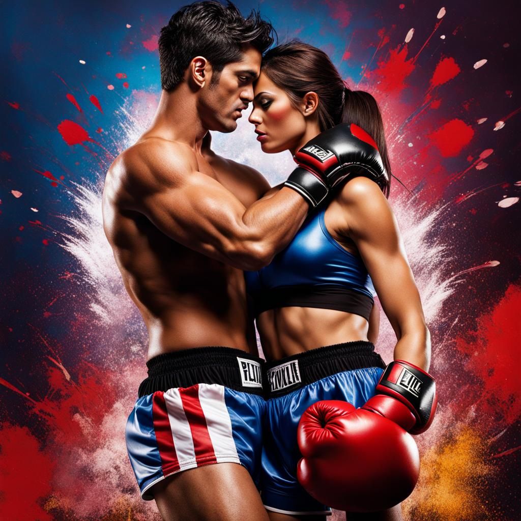 Boxers in love...
