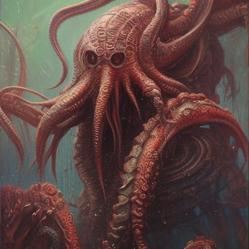 Cthulhu - AI Generated Artwork - NightCafe Creator