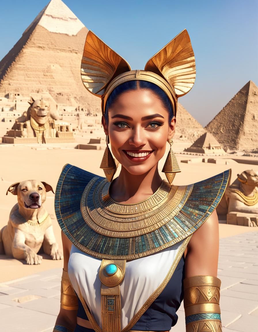 Priestess of Anubis - AI Generated Artwork - NightCafe Creator