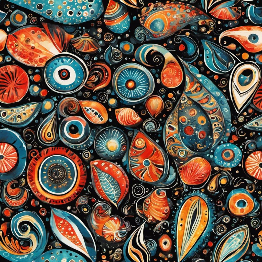 Water droplets & shells