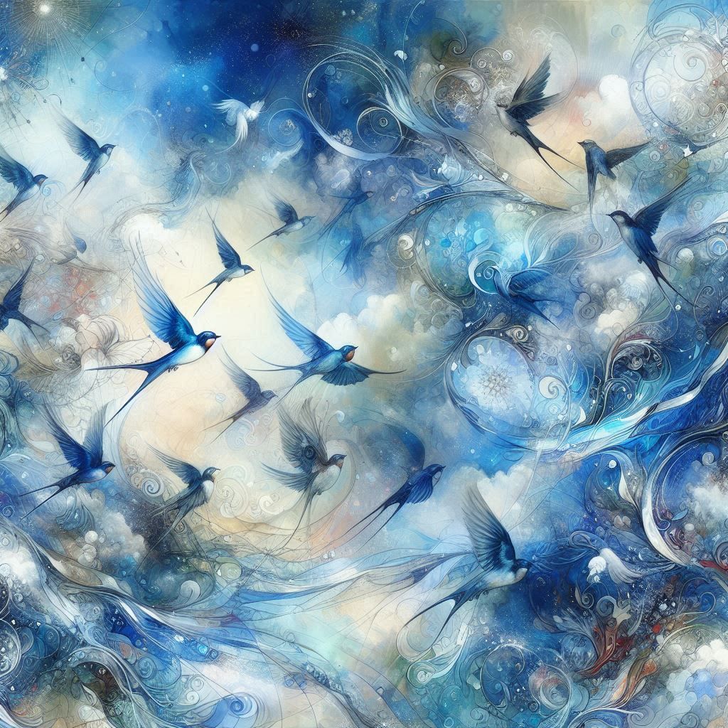 blue swallows