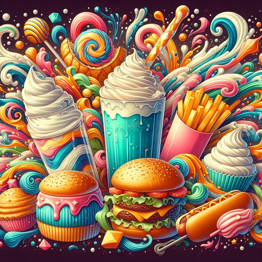 Fun Food Collage
