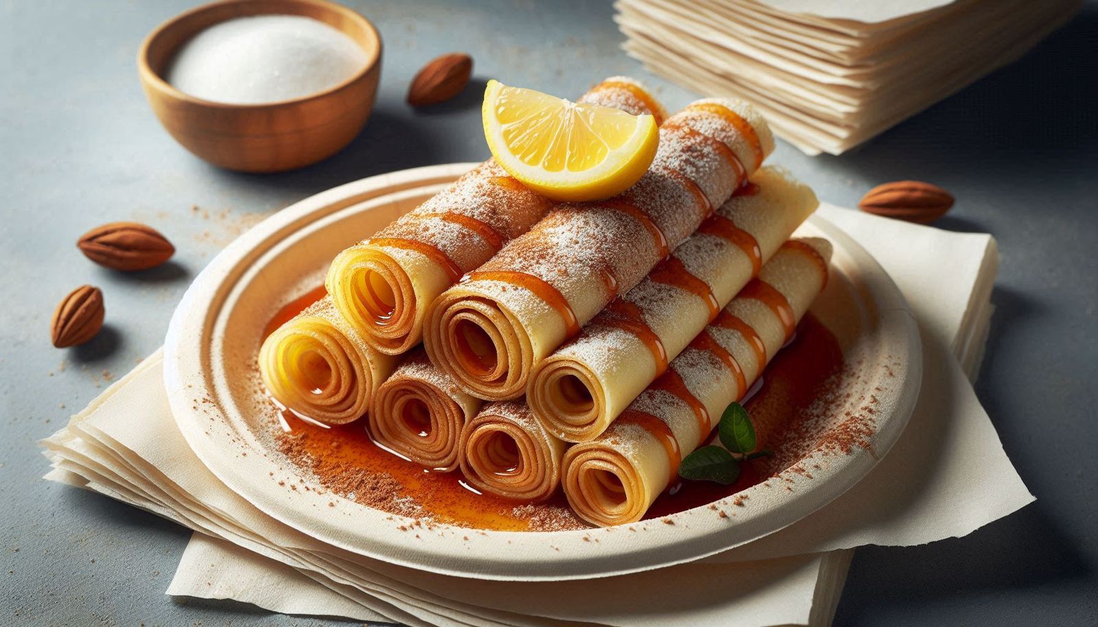 Just pancakes -- sweet and syrupy