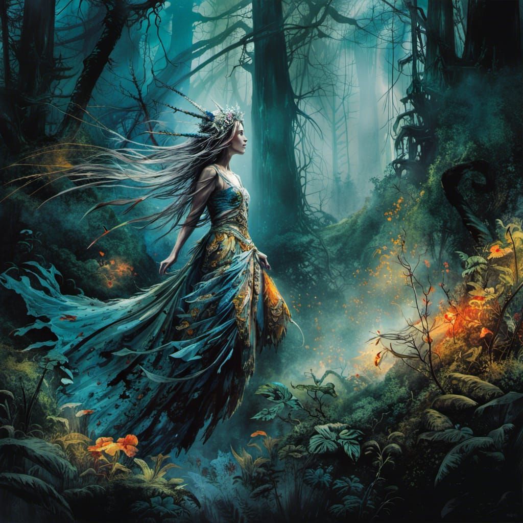 Bedraggled maid of the mist  by @OneMich01