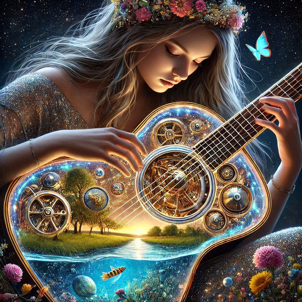 The guitar  by @Sakata Gintoki