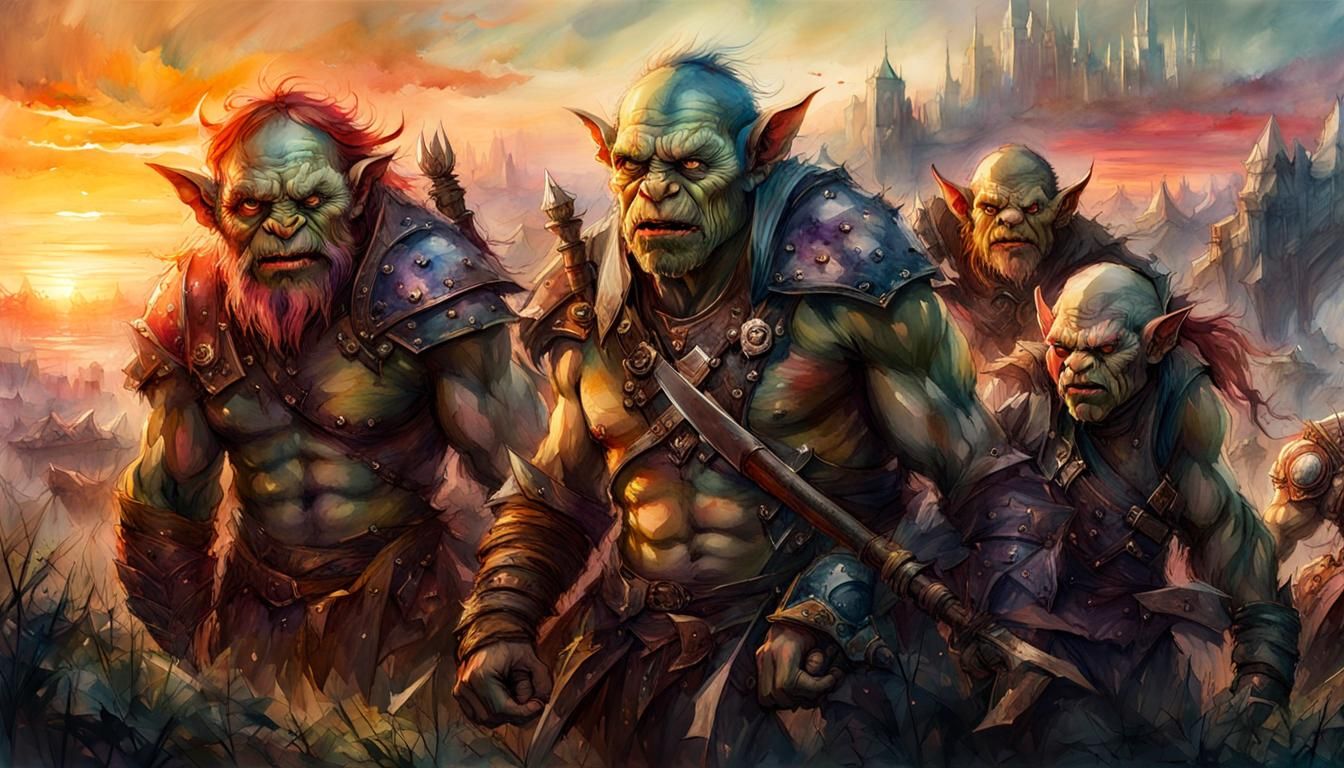 Orcs - AI Generated Artwork - NightCafe Creator