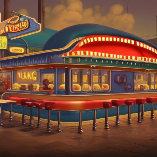 1950s diner