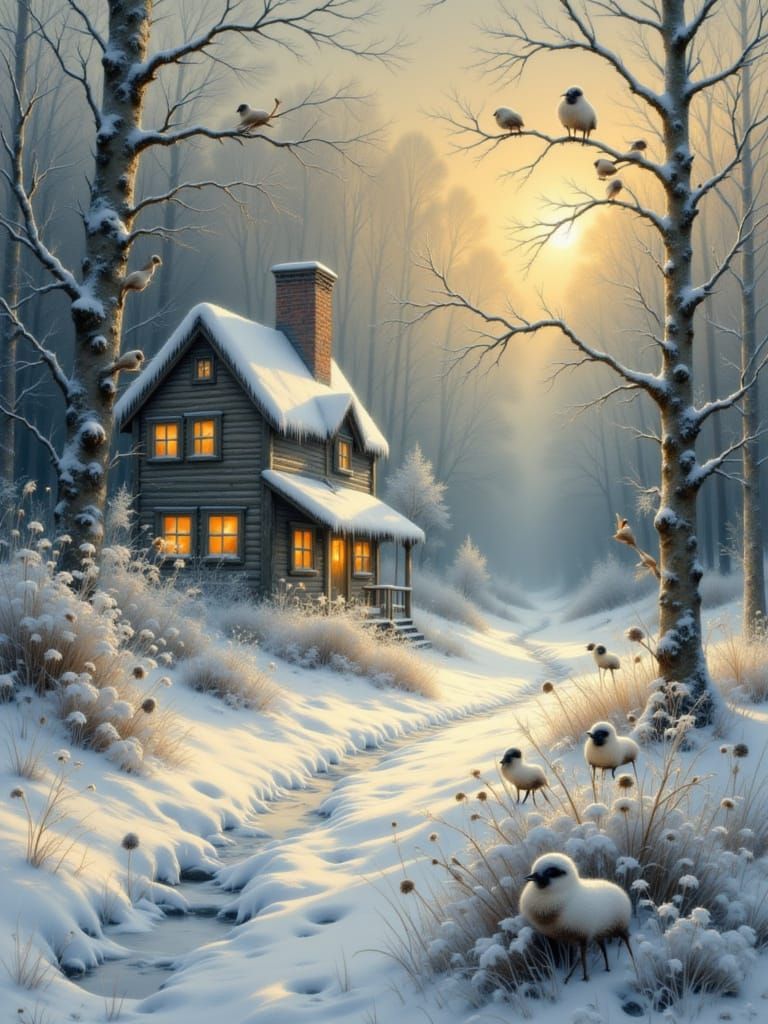 <lora:Snowy Scapes:1.0>