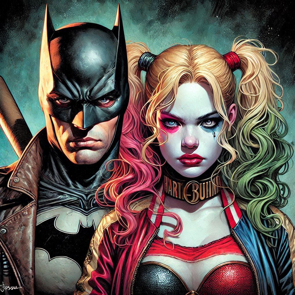 Batman and Harley