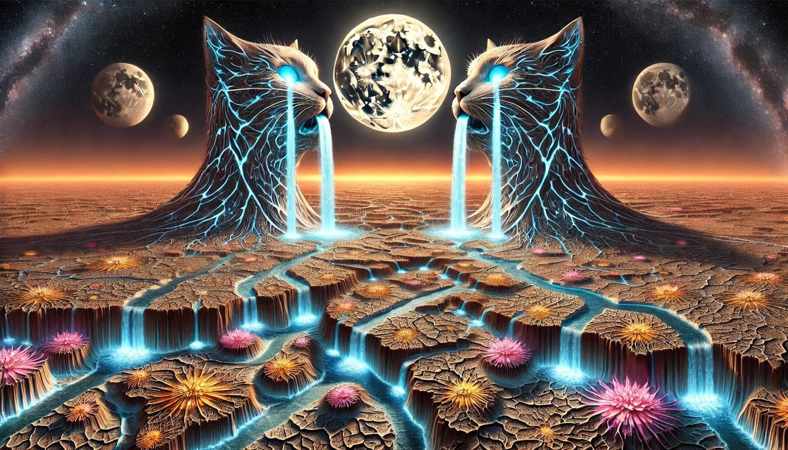 Celestial waterfalls #1